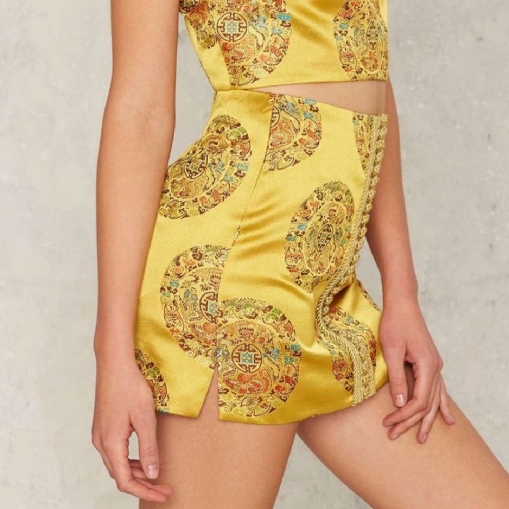 Nasty Gal- Forbidden City Mini Skirt